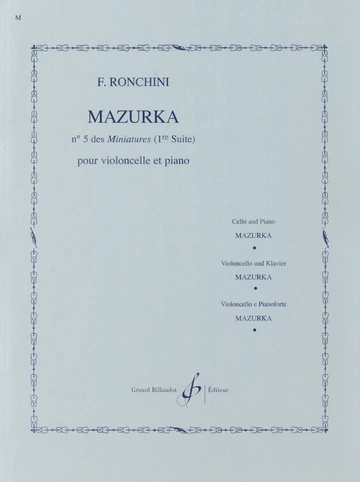 Mazurka n° 5 des Miniatures (1re suite) Visual